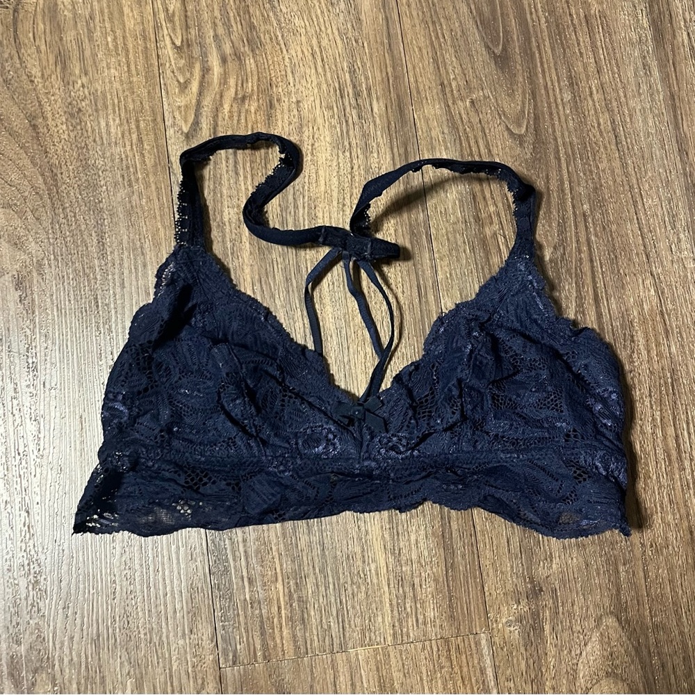 Blue bralette